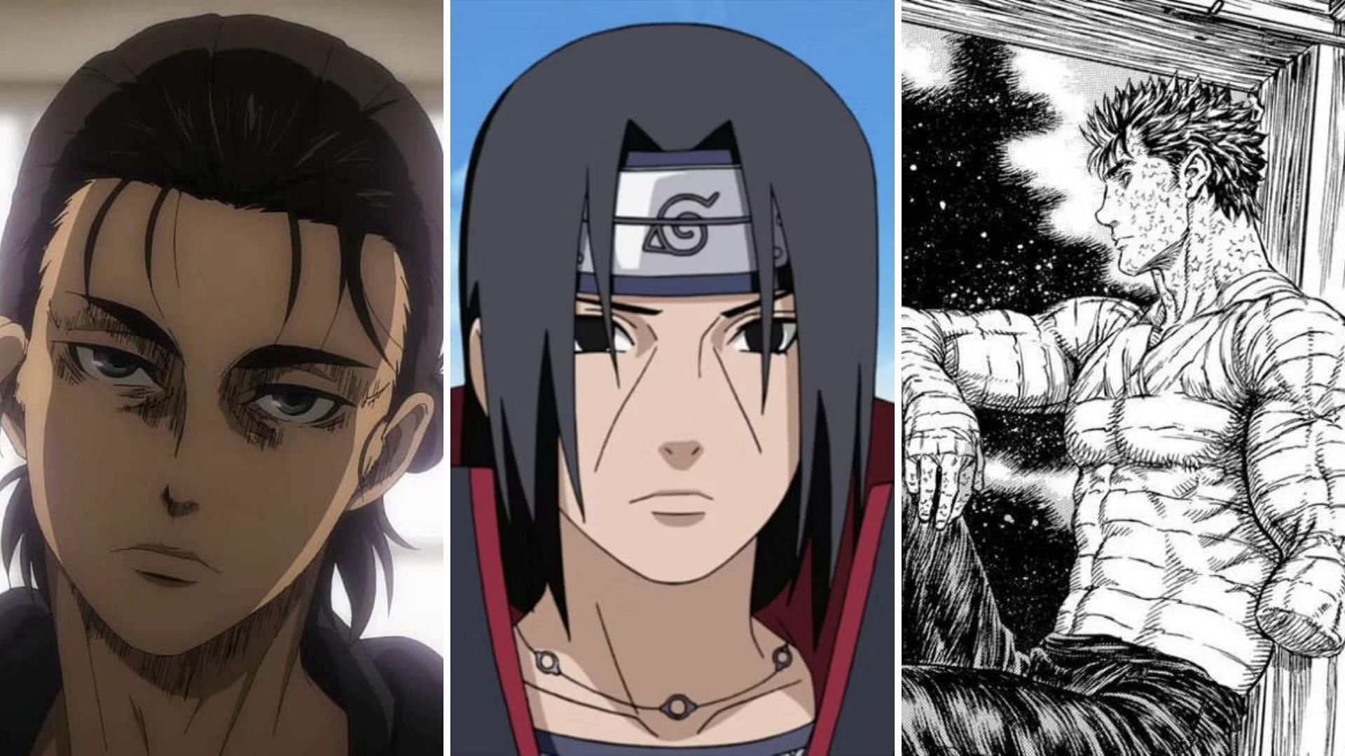 10 anime characters who lost everything (Image via Studio MAPPA, Pierrot, and Kentaro Miura)