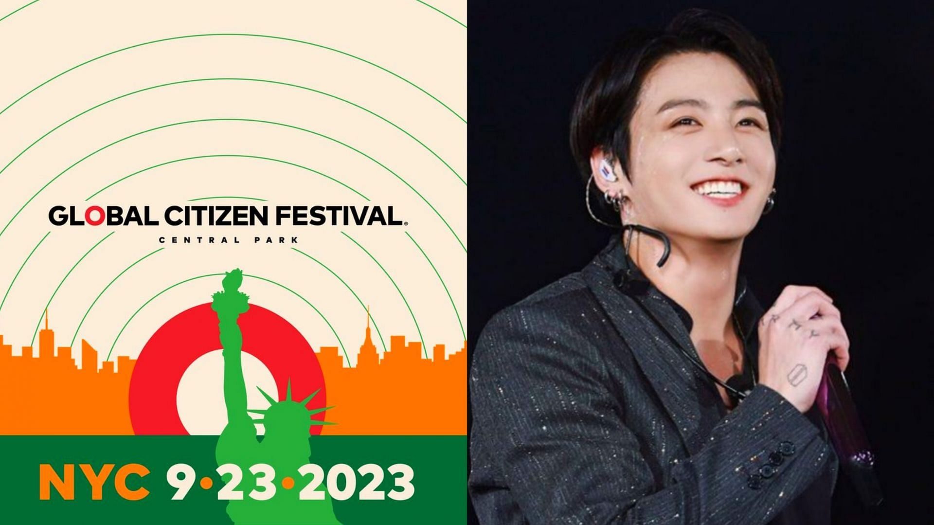 Featuring Jungkook (Image via Global Citizen and Bighit Entertainment)