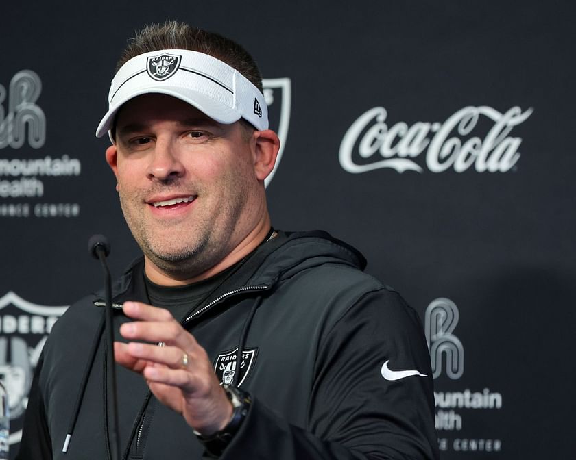 Josh McDaniels makes Las Vegas Raiders coaching debut in Canton