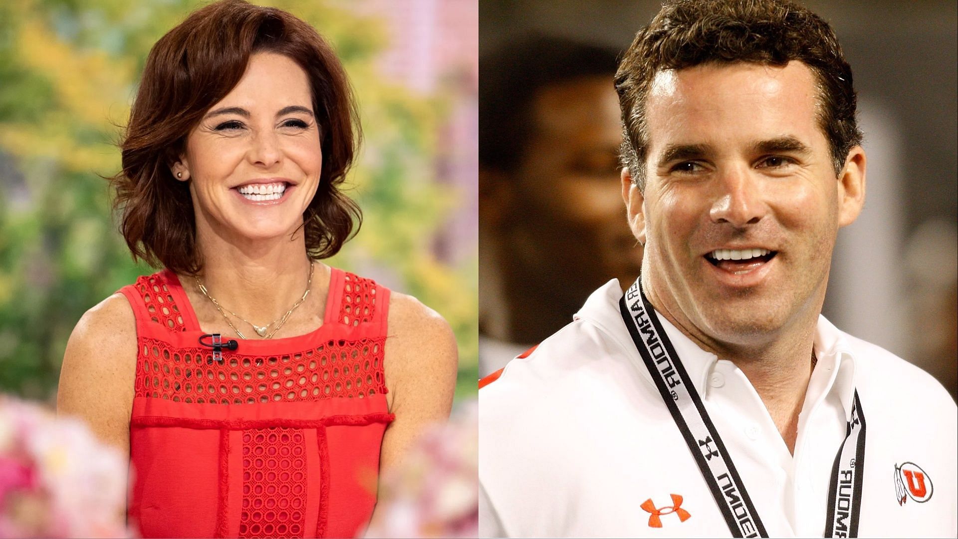 Stephanie Ruhle and Kevin Plank. (Photos via Getty Images)