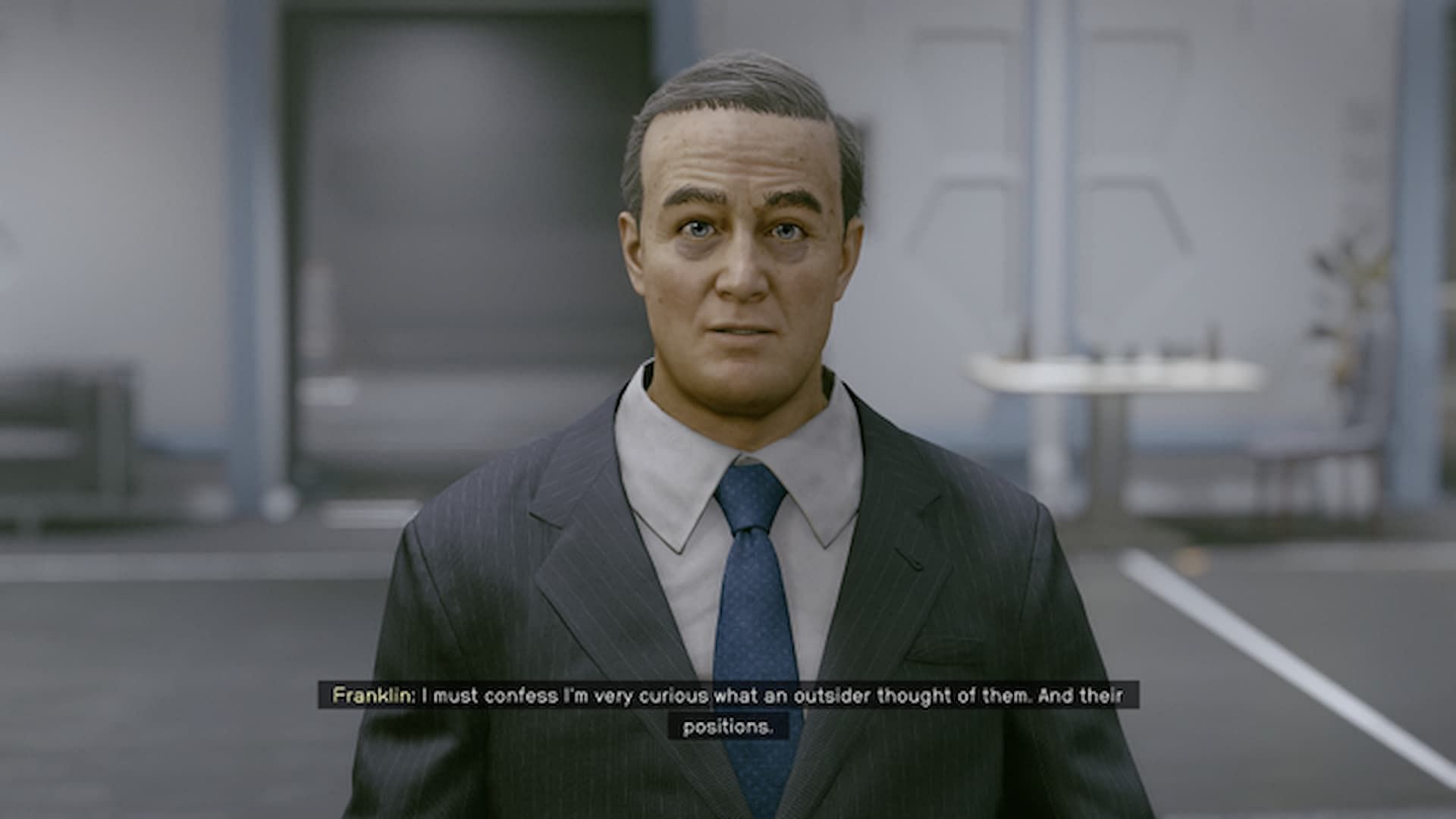 Interact with Franklin Roosevelt in this Starfield side quest (Image via Bethesda)