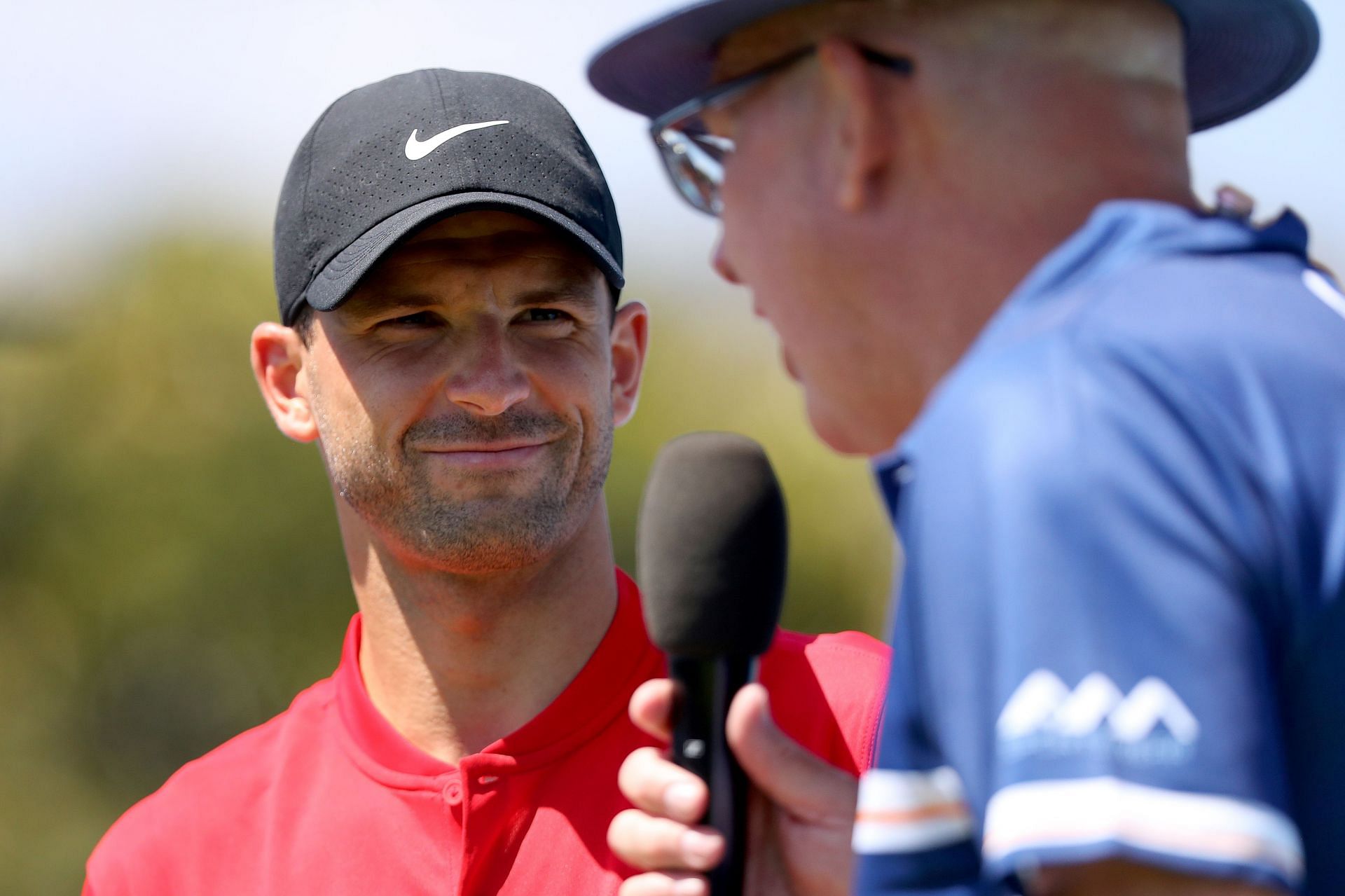 Grigor Dimitrov at the 2023 Kooyong Classic