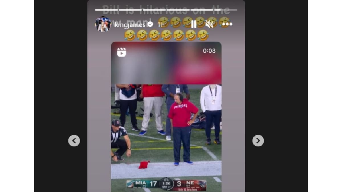 "Bill is hilarious" LeBron James left stunned as Patriots coach Bill Belichick throws a tantrum