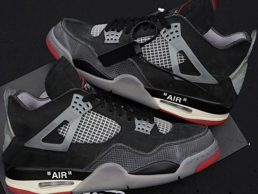 The OFF-WHITE x Air Jordan 4 Bred is Rumored for 2021