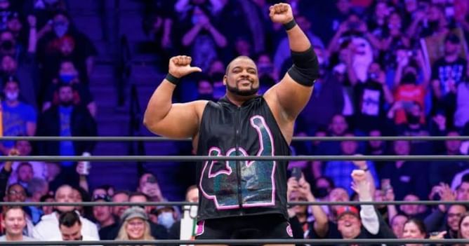 Keith Lee reacts after embarrassing botch on AEW Collision