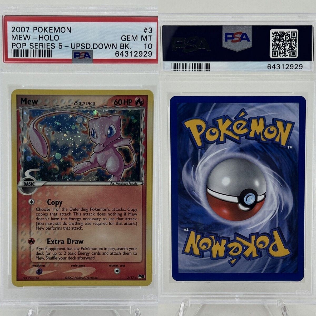 Mew in Pokemon TCG (Image via eBay)