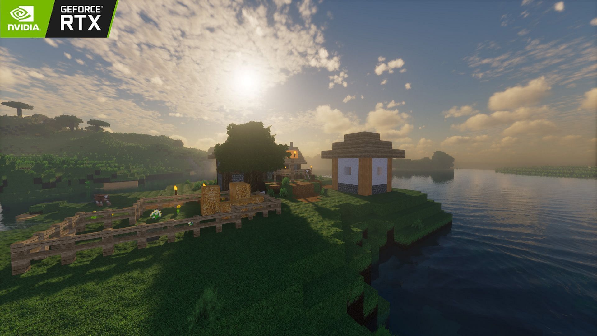 Take in the beautiful Minecraft experience featuring RTX (Image via Mojang) 