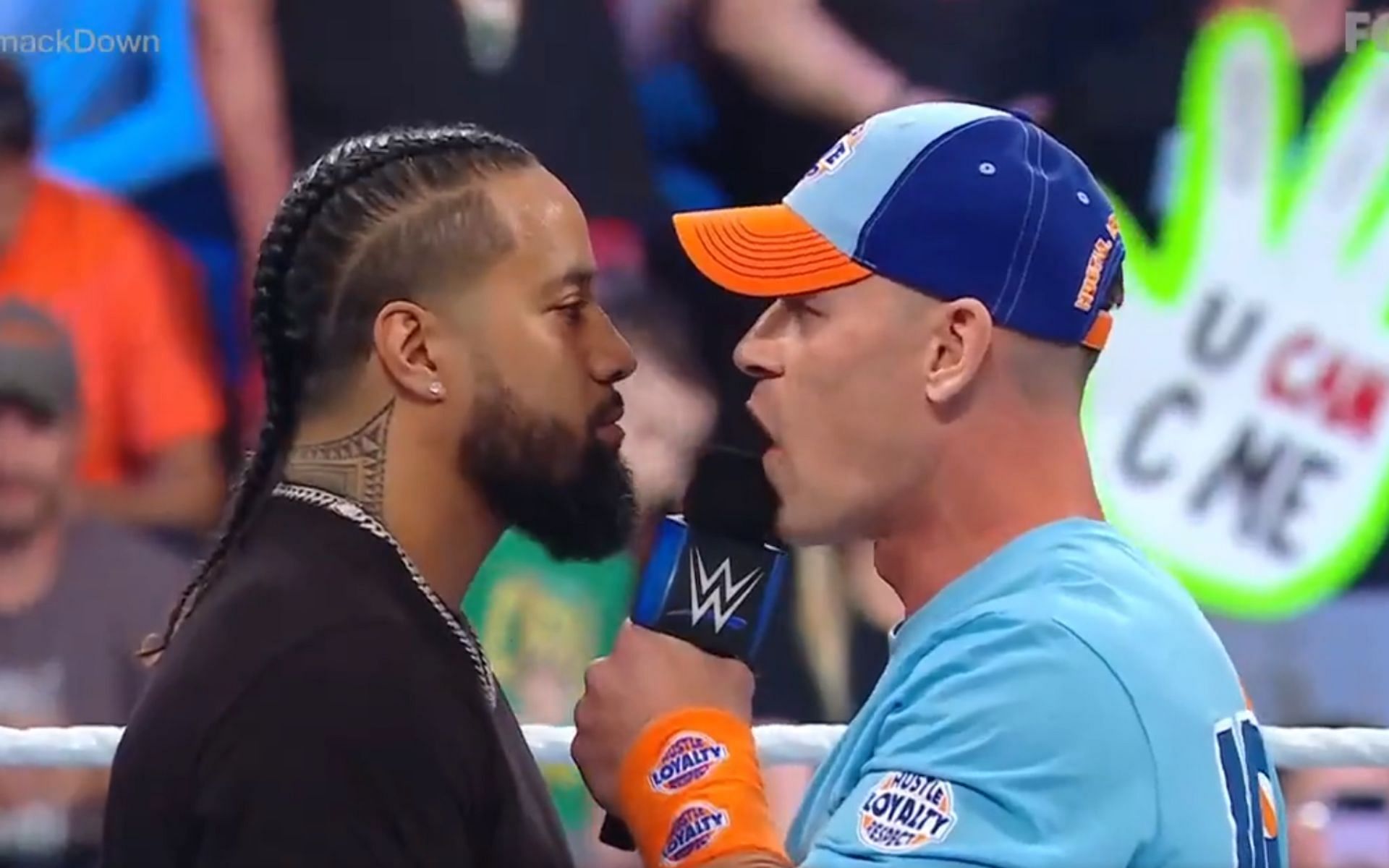 An interesting confrontation between Cena and Jimmy