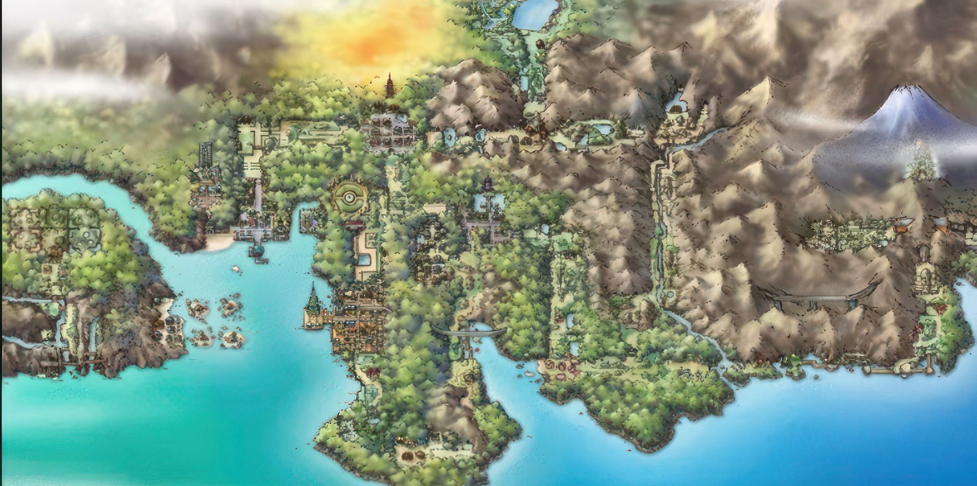 Johto Region (Image via TPC)