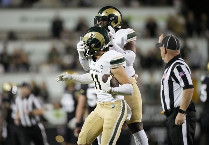 Colorado State's Louis Brown mimics Deion Sanders with Prime Time celebration after scoring for his side in Week 3 [Watch]