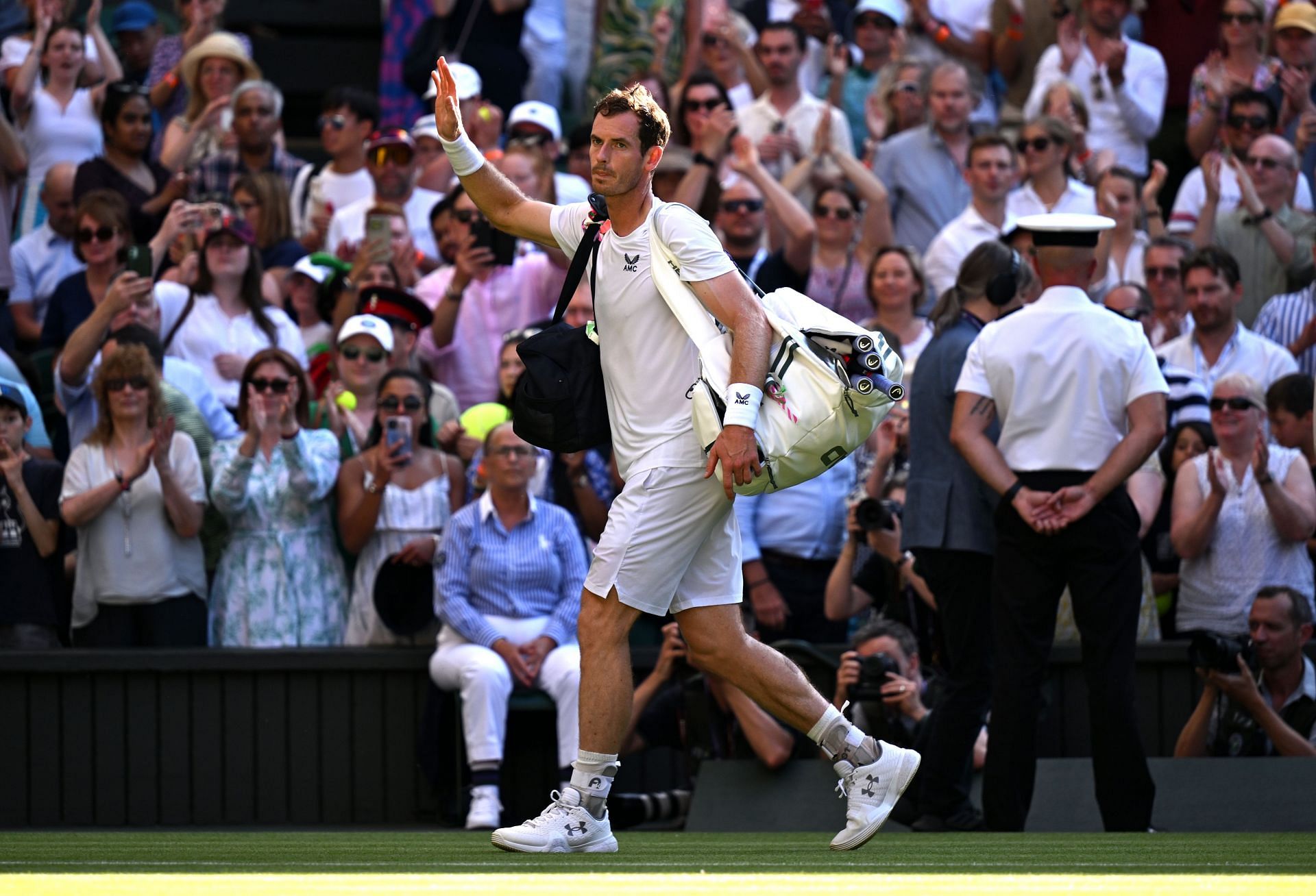 Andy Murray at the 2023 Wimbledon.