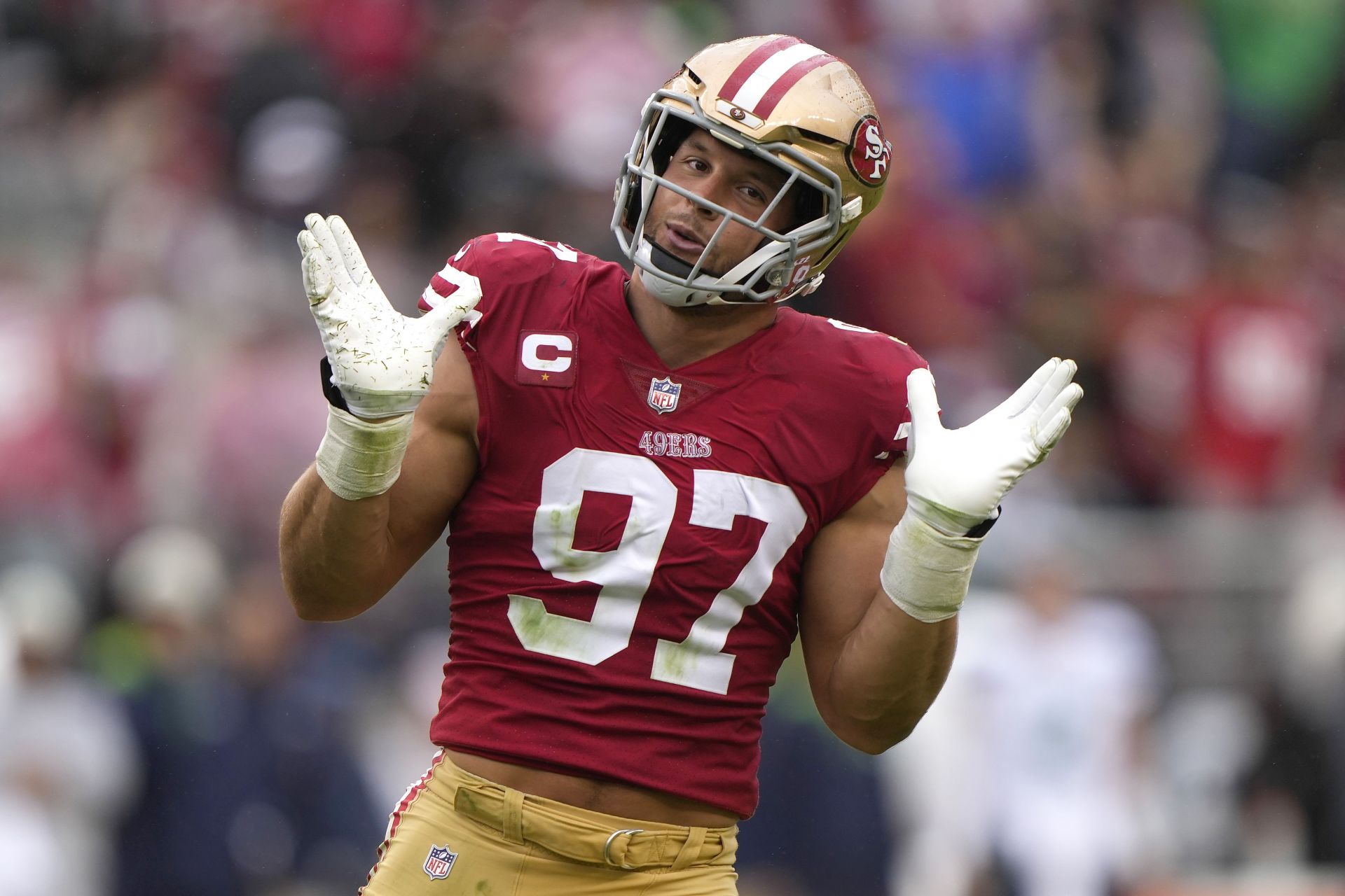 49ers' Nick Bosa gets unhelpful response from Steve Wilks on Week