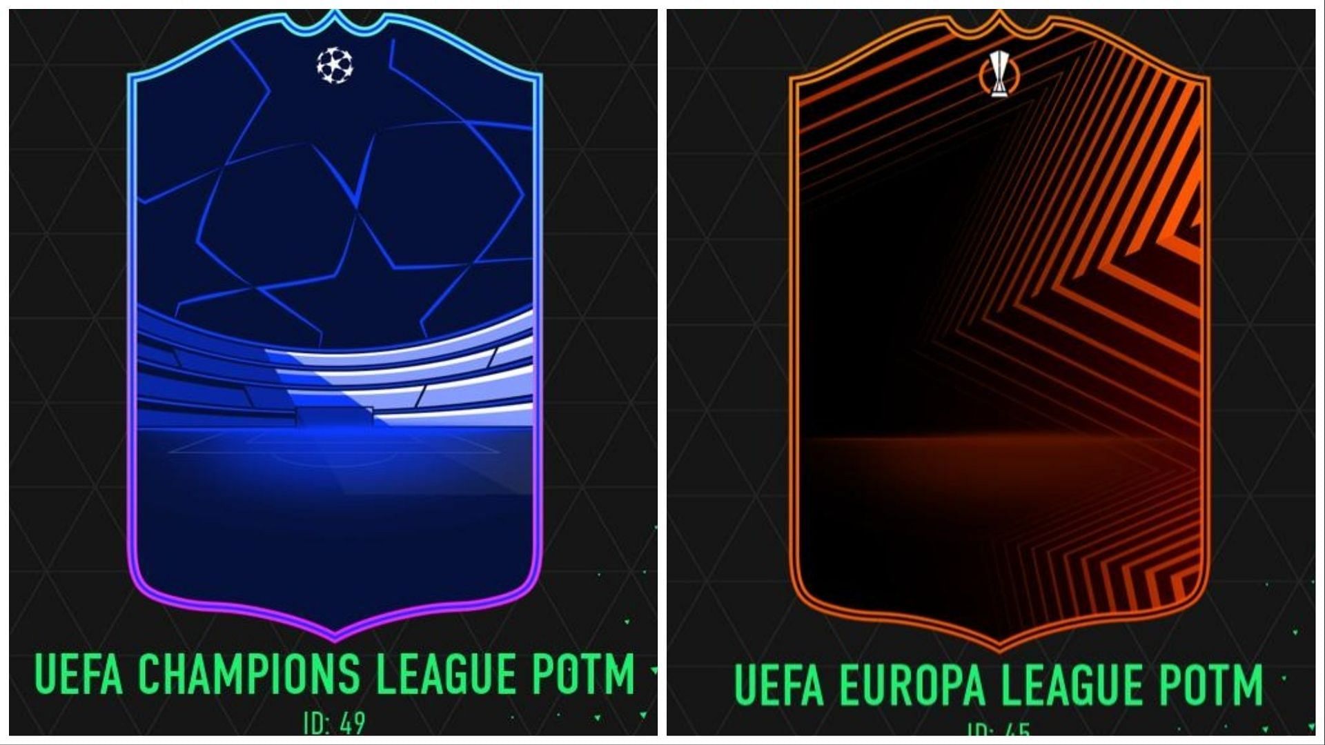 These card types have been added to the game code (Images via Twitter/FUTScoreboard)