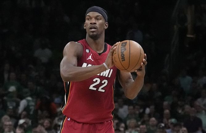 "I AM HIM, ME, IT IS I" - Jimmy Butler hypes up himself after beating J Balvin in intense game of Dominos