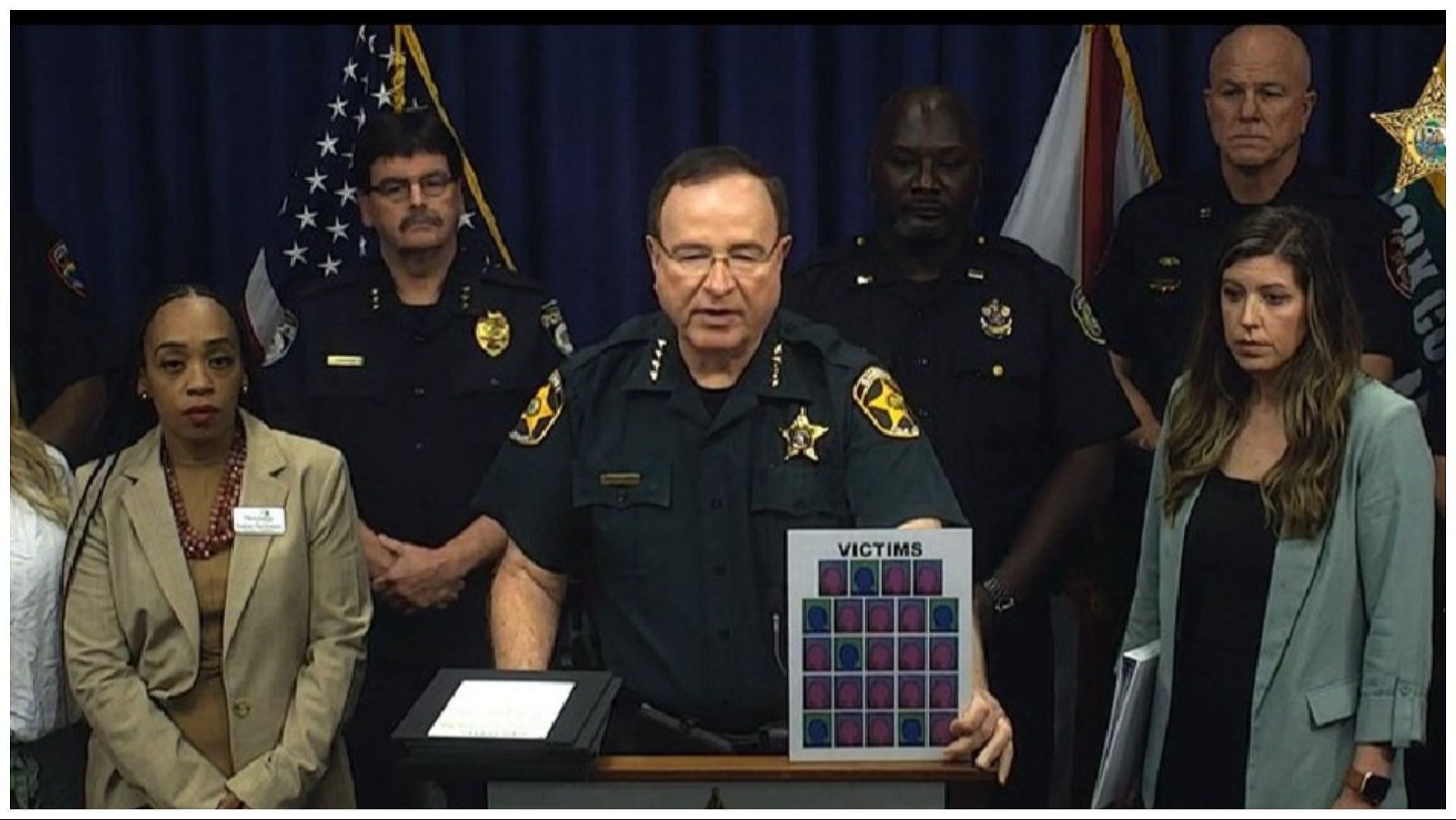 Authorities announce a major bust in Florida, (Image via @KathleenKleinb1/X) 