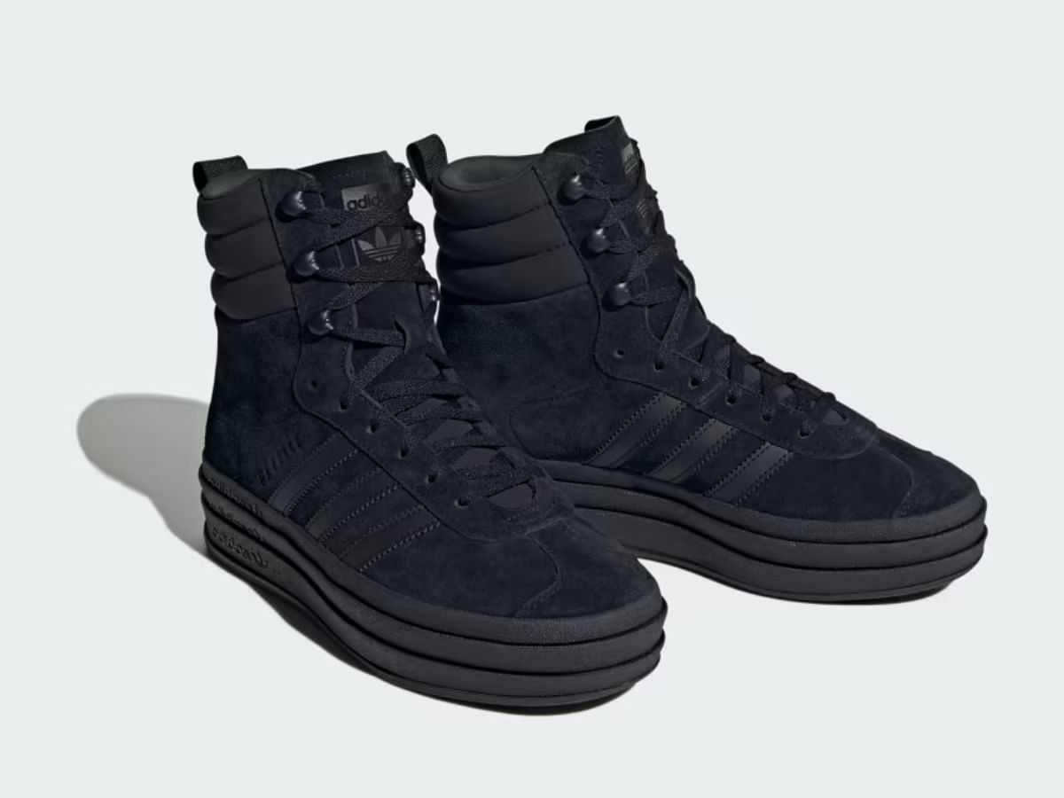 Adidas Gazelle Boots &quot;Core Black&quot; (Image via Adidas)