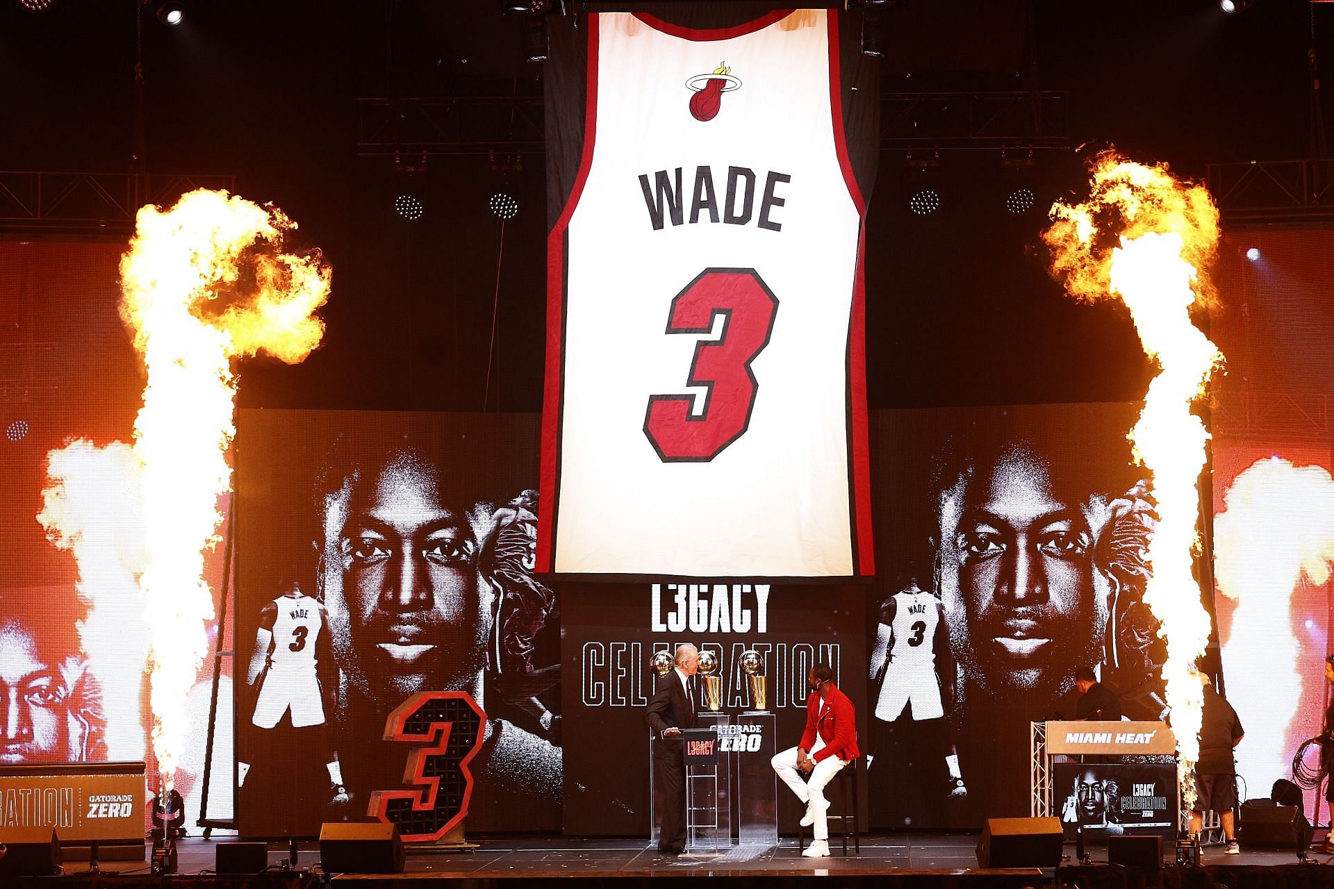 Miami Heat Dwyane Wade L3GACY Celebration