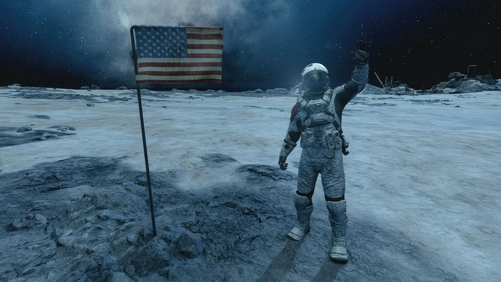Apollo moon landing site
