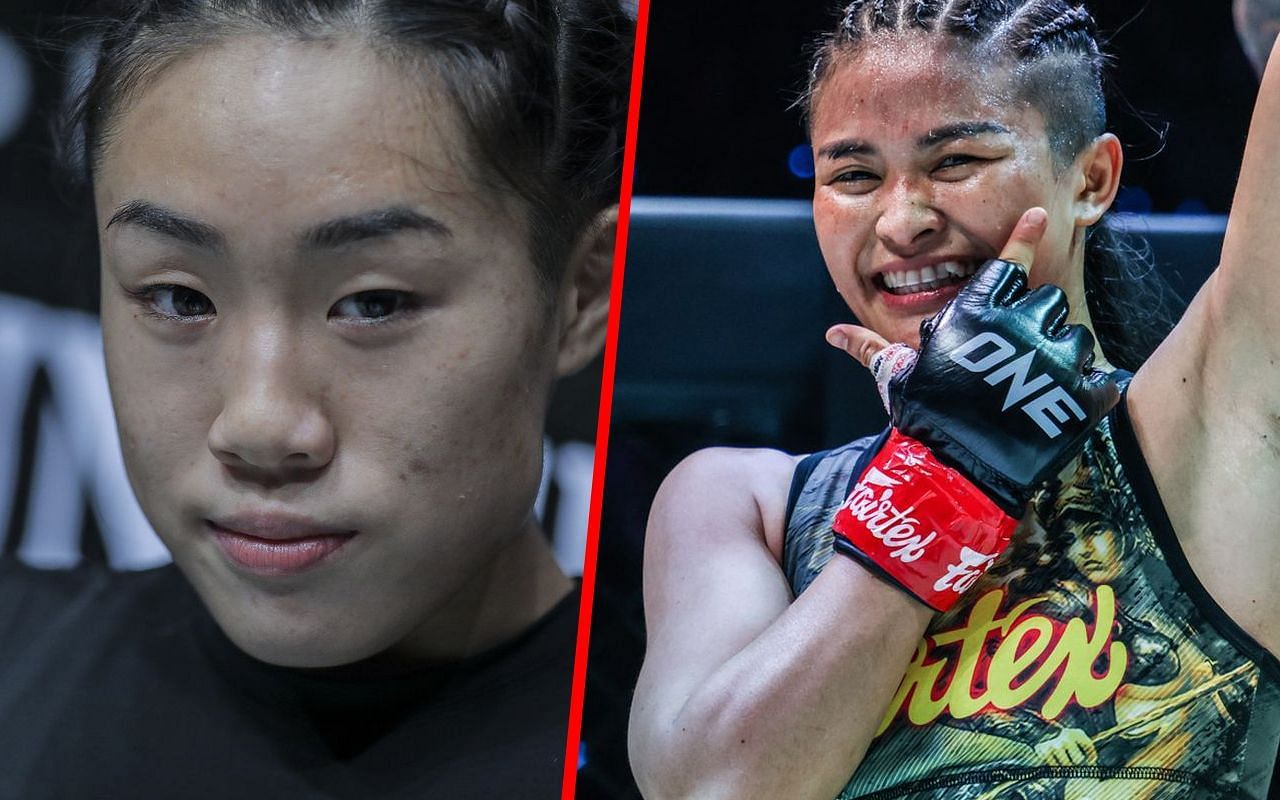 (left) Angela Lee and (right) Stamp Fairtex [Credit: ONE Championship]