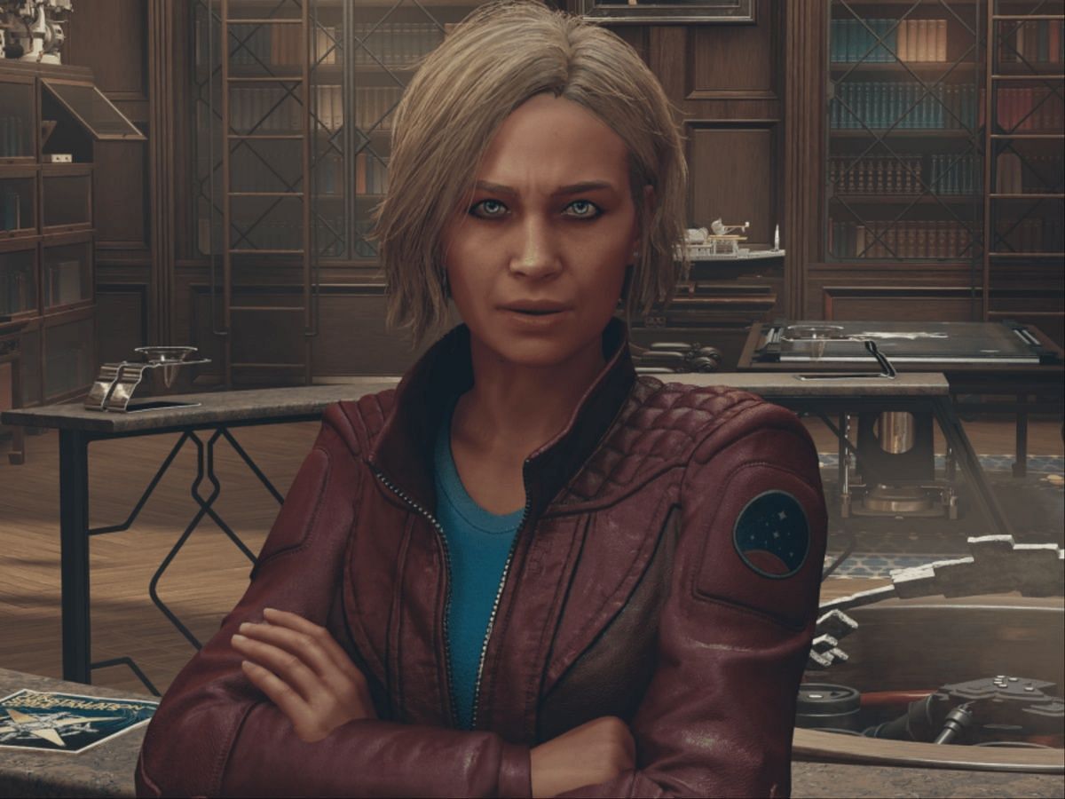 If you want to travel efficiently, Sarah Morgan is a great ally to have on your ship (Image via Bethesda)