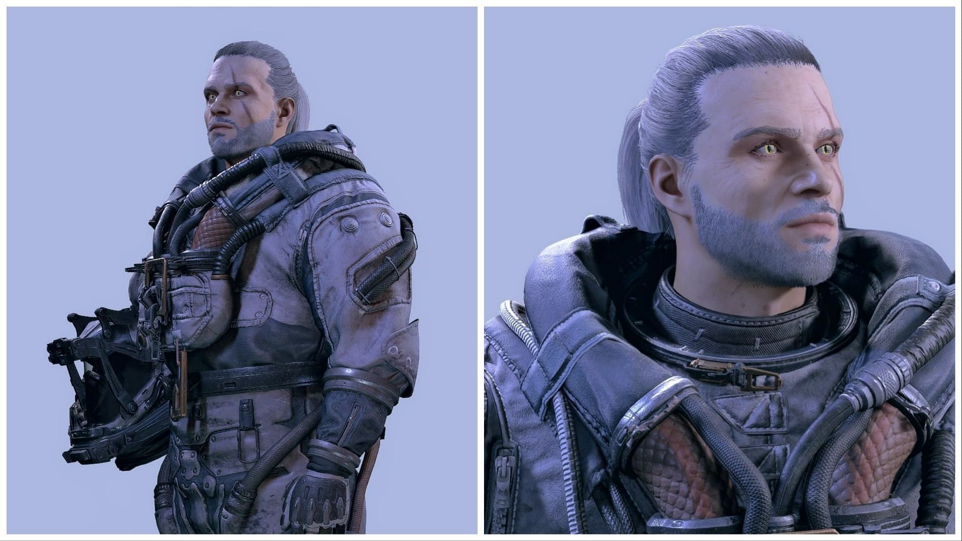 Geralt of Rivia as a spacefarer in Starfield(Image via Sportskeeda)