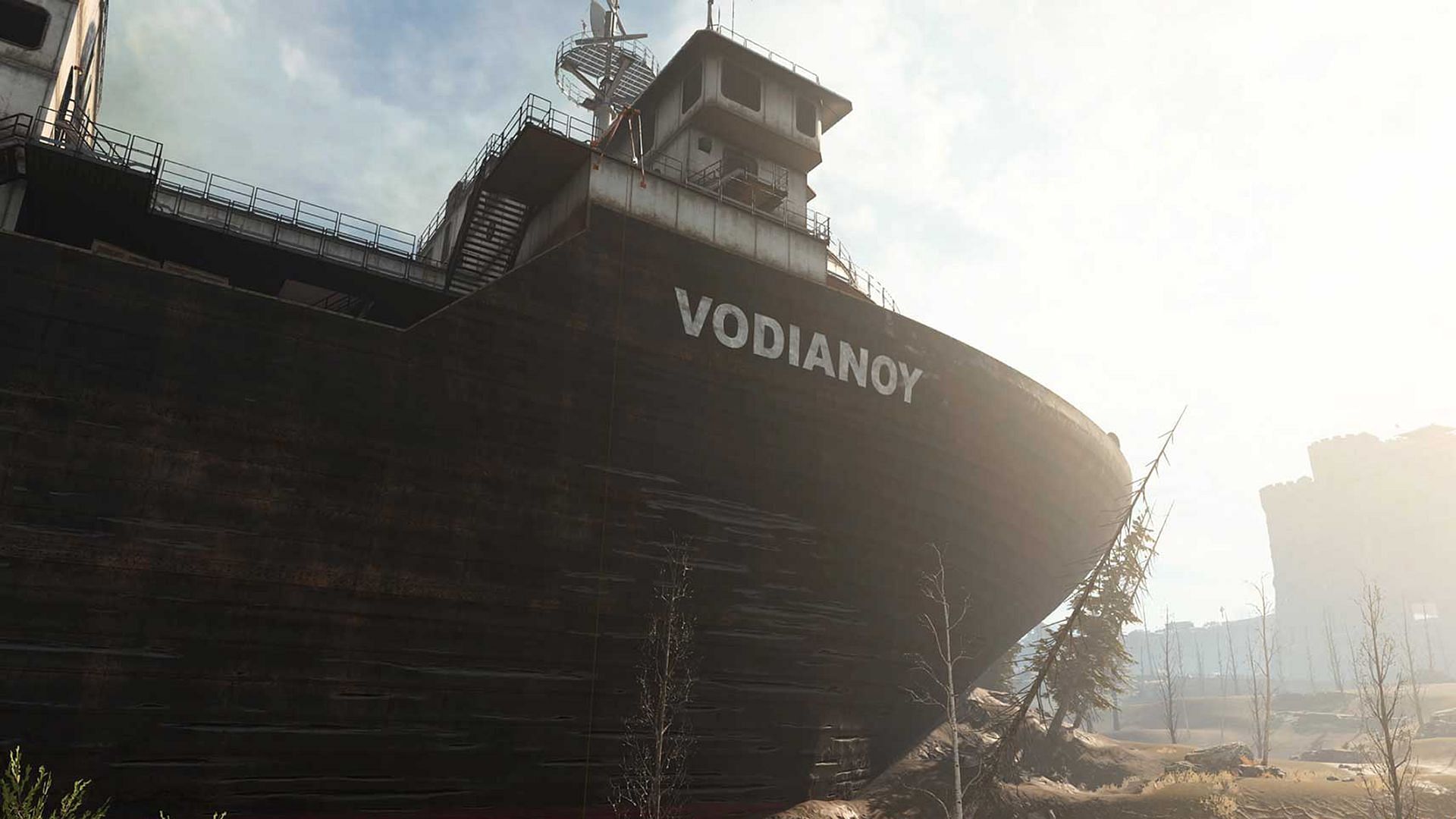 Exploring the possibilities of Vodianoy ship being responsible for the outbreak in Modern Warfare 3 Zombies. (Image via Activision)