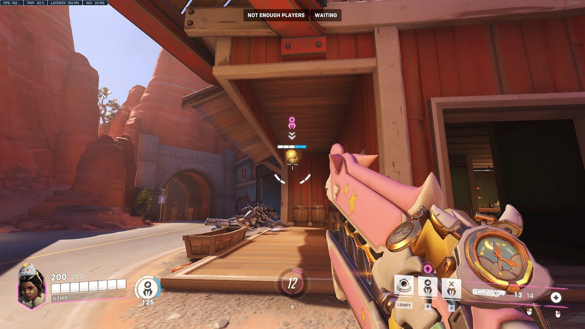 Healing Pylon in Overwatch 2&#039;s Route 66 (Image via Blizzard Entertainment)