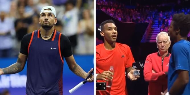 "This is the beauty, contrast in players, personality and game styles" - Nick Kyrgios on Felix Auger-Aliassime and Gael Monfils' Laver Cup argument