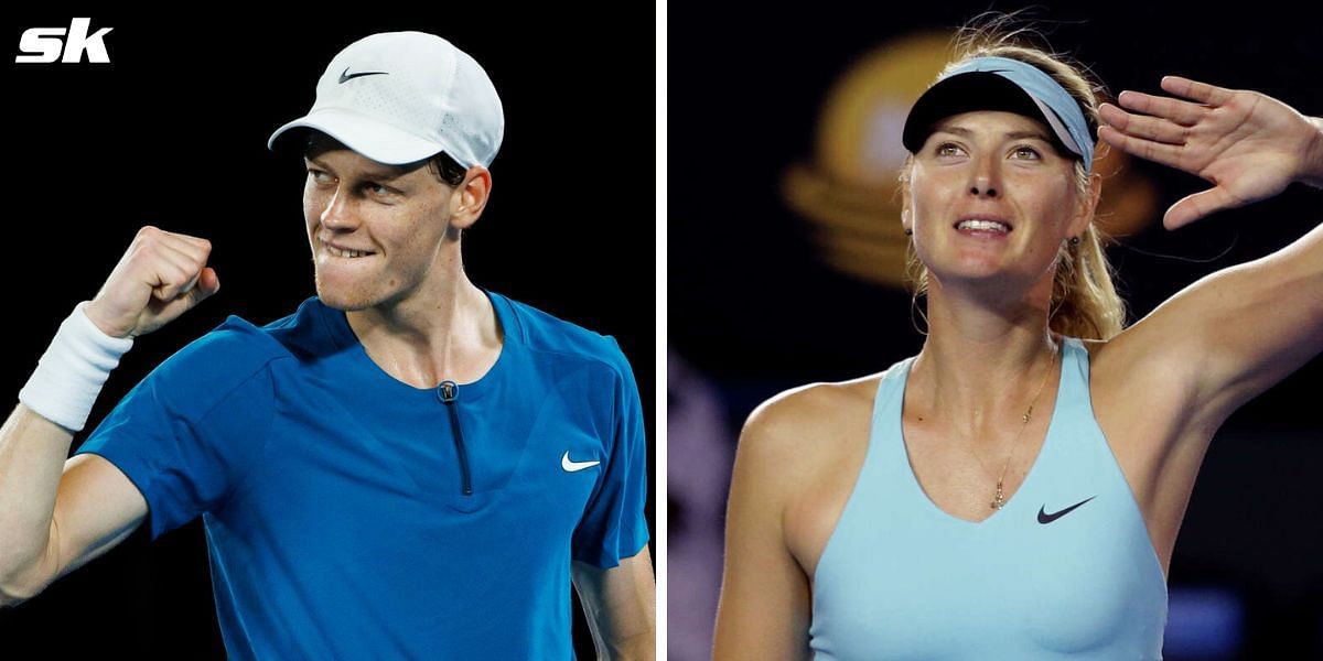 Maria Sharapova recently revealed that Jannik Sinner is her favourite player from the ATP
