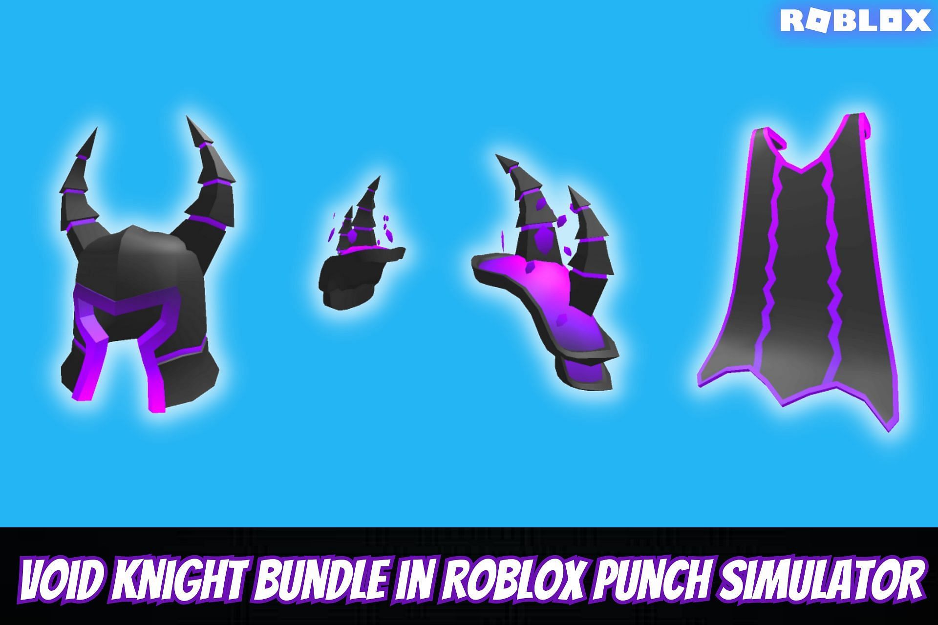 Void Knight bundle in Roblox Punch Simulator