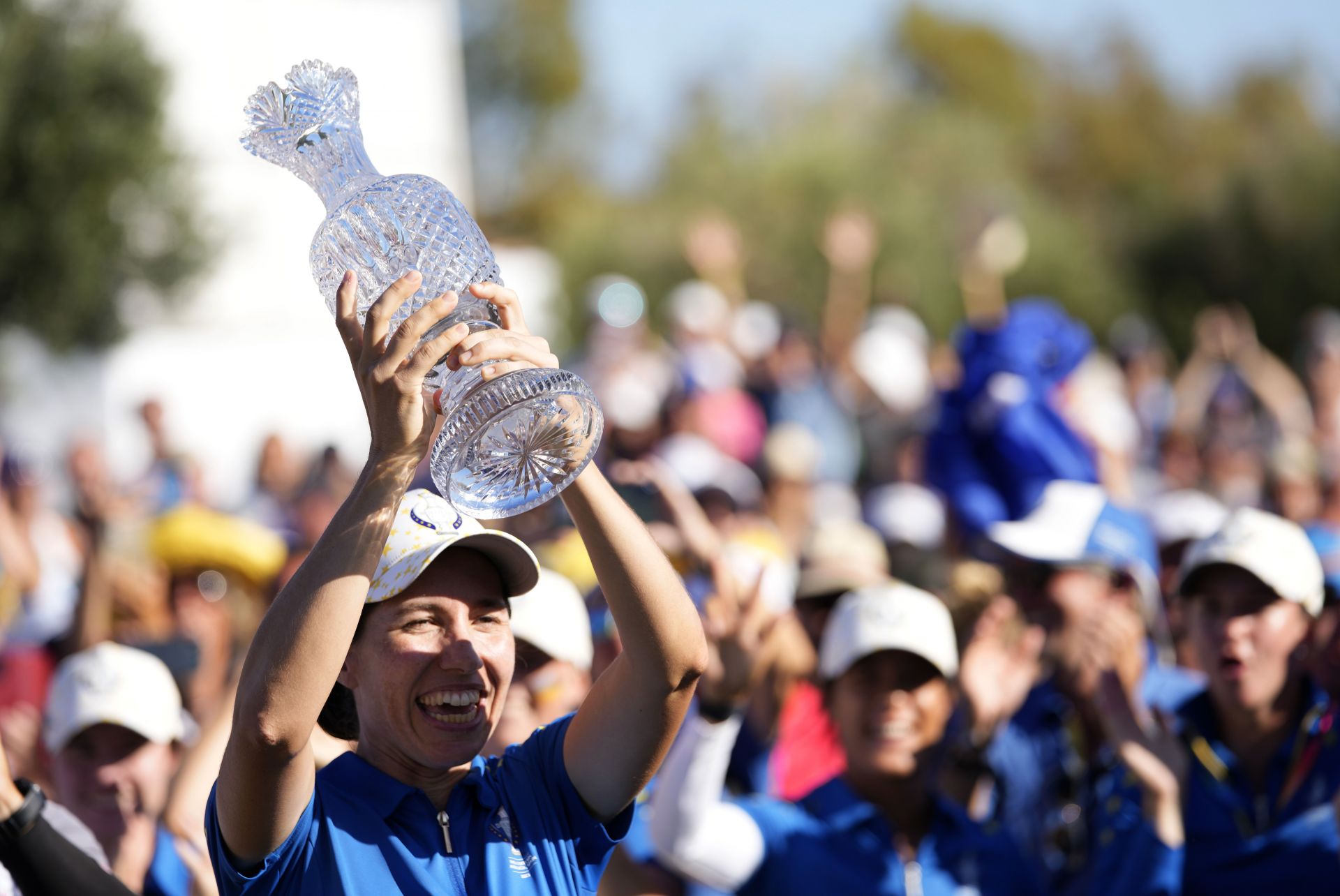 Carlota Ciganda won the Solheim Cup