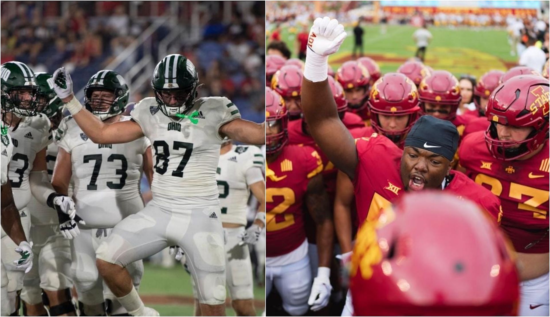 The Ohio Bobcats go against the Iowa State Cyclones in week 3