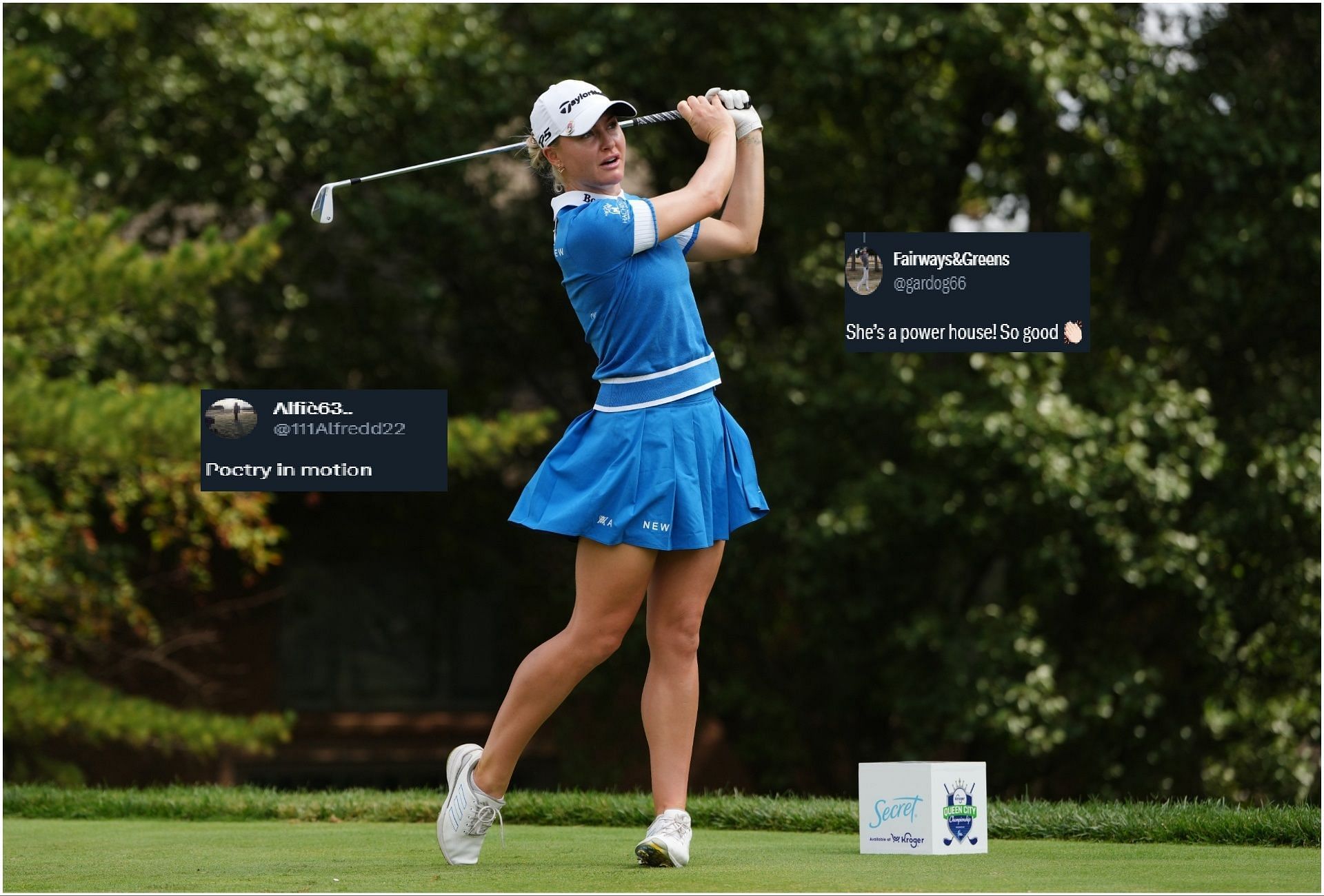 Poetry in motion” - Fans in awe of LPGA star Charley Hull's club twirls  after swing