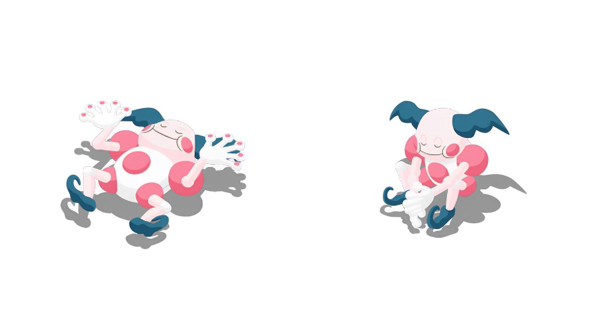 Mr. Mime Barrier-Wall and Pebble-Plonk Sleep style in Pokemon Sleep (Image via The Pokemon Company)