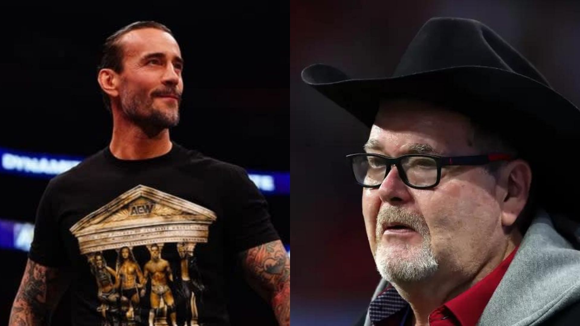 CM Punk(left); Jim Ross(right)