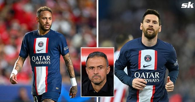 Luis Enrique responds to Neymar claiming he lived through hell with Lionel Messi at PSG