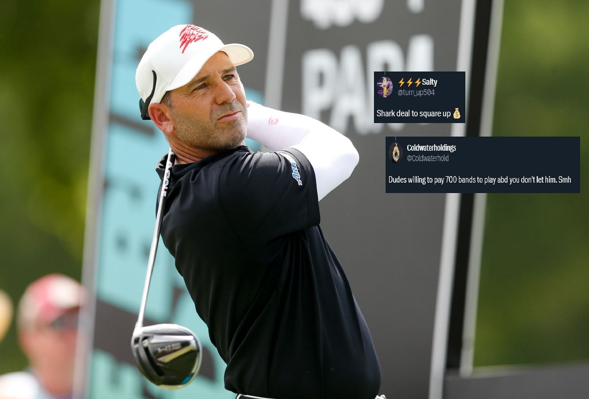 Sergio Garcia at LIV Golf Tulsa (via Getty Images)