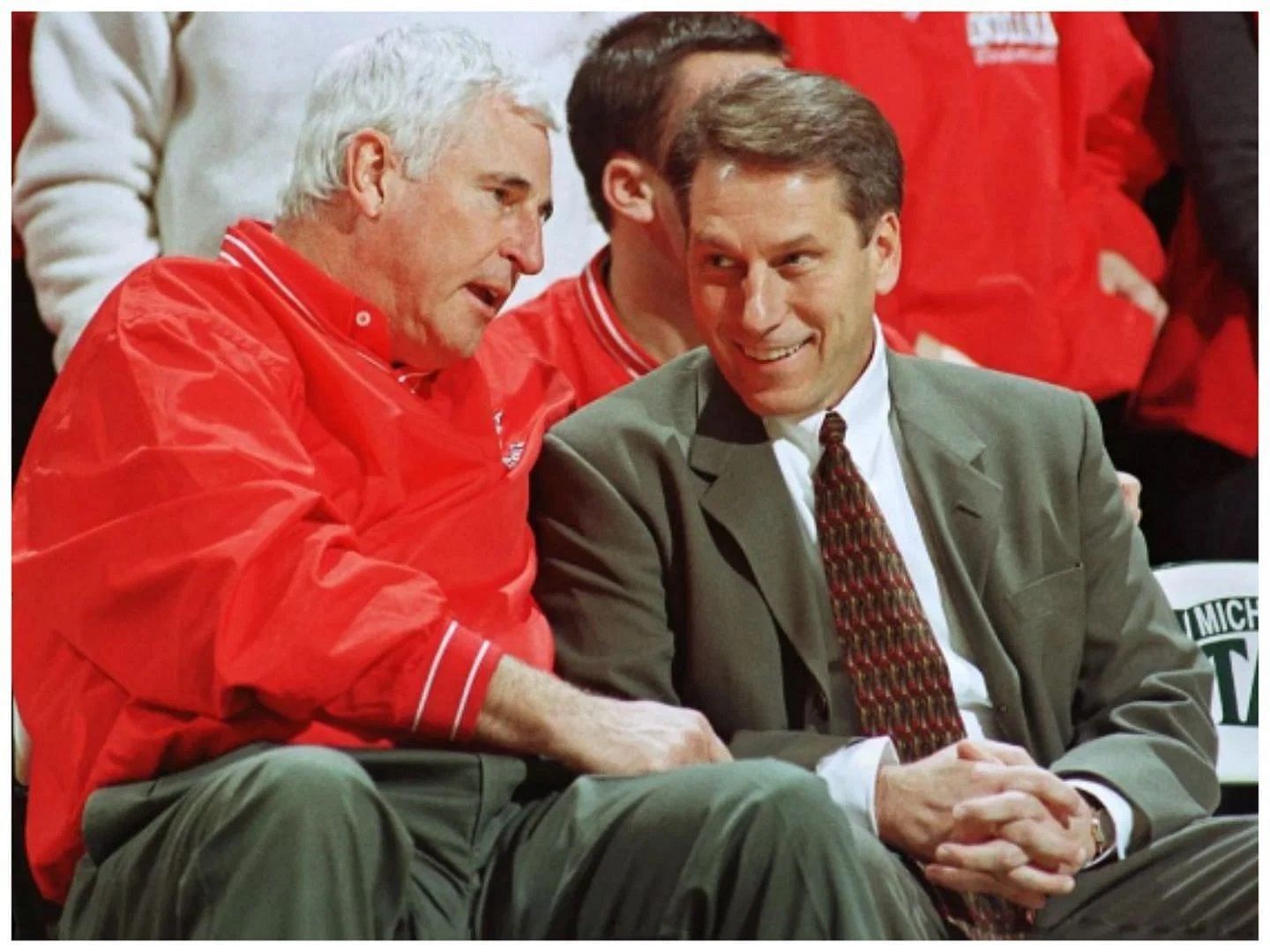 In 1993, Bobby Knight (L) created a fake player named &#039;Ivan Renko&#039; to expose disreputable basketball recruiting experts.