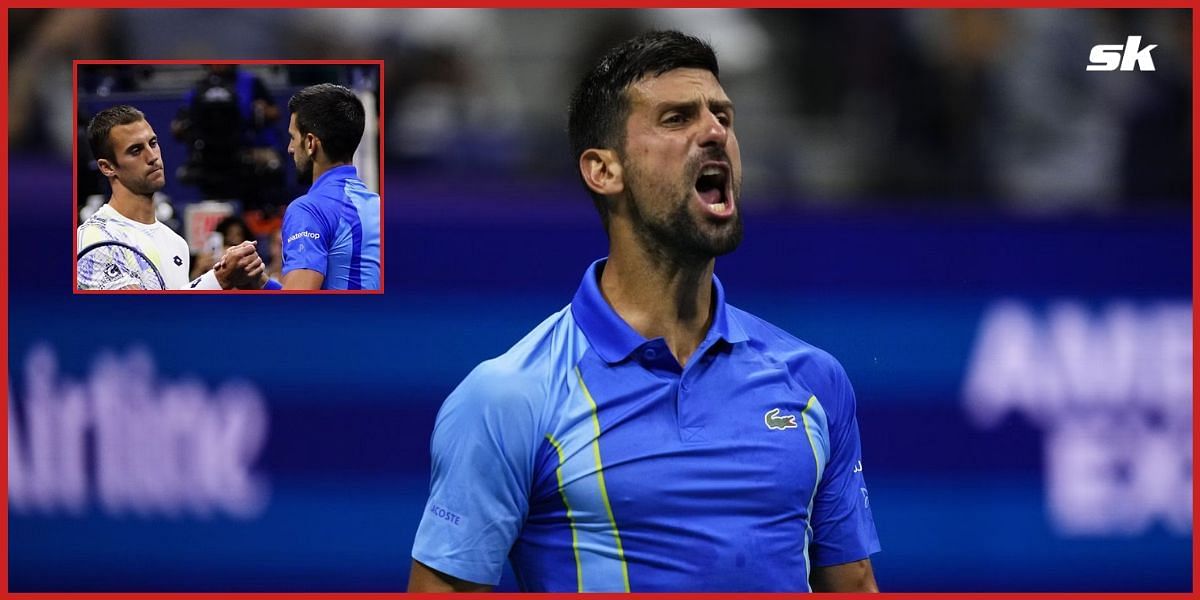 Novak Djokovic came back from two sets down at the US Open.