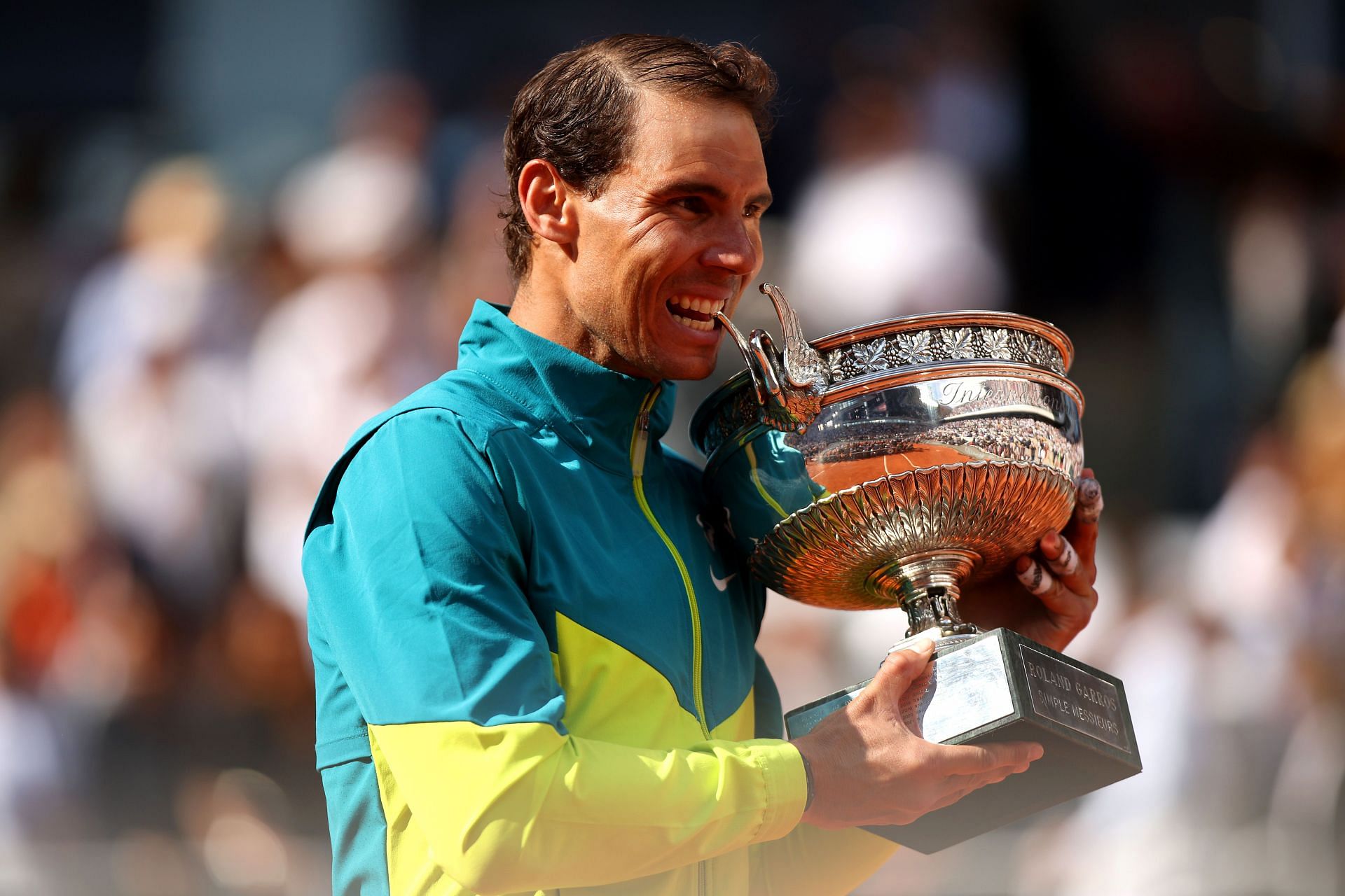Rafael Nadal is a 22-time Grand Slam champion.