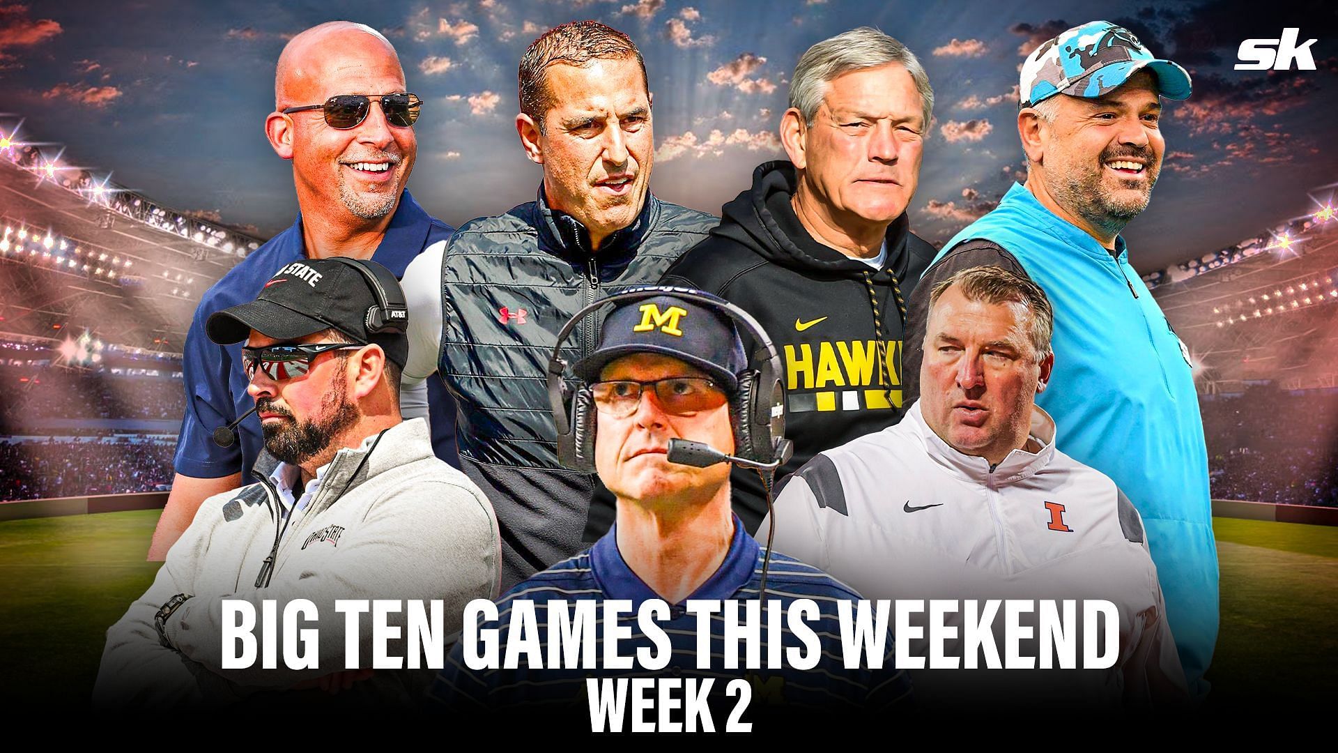 Big Ten Football Games this Weekend TV Schedule, Channel, Time and Live Stream Week 2