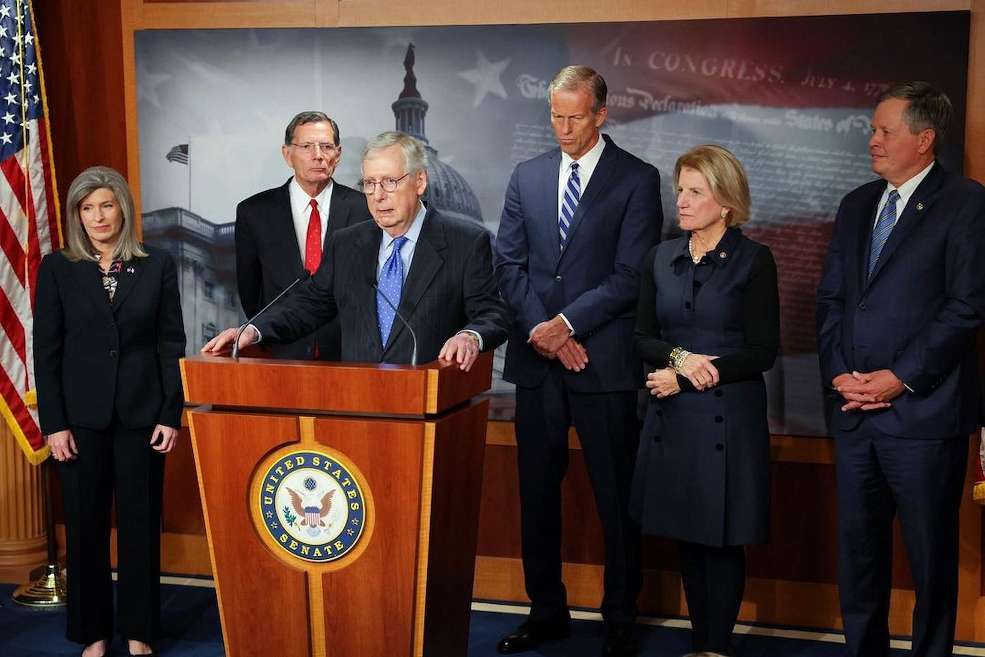 Mitch McConnell is currently serving his 7th year as a United States senator (Image via Instagram/Mitch McConnell)