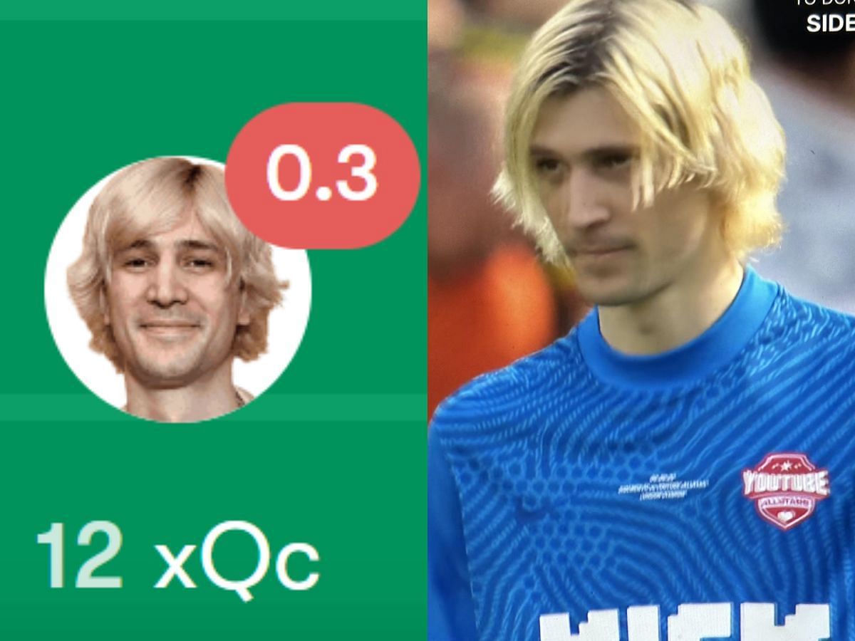 xQc promises to retire from football (Image via Sportskeeda)