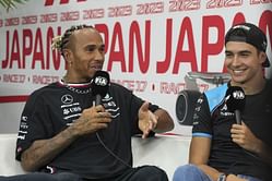Watch: Lewis Hamilton and Esteban Ocon go racing before the 2023 F1 Japanese GP race weekend begins