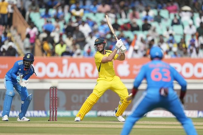 Top 4 slam fifties as Australia post 352/7 in Rajkot ODI