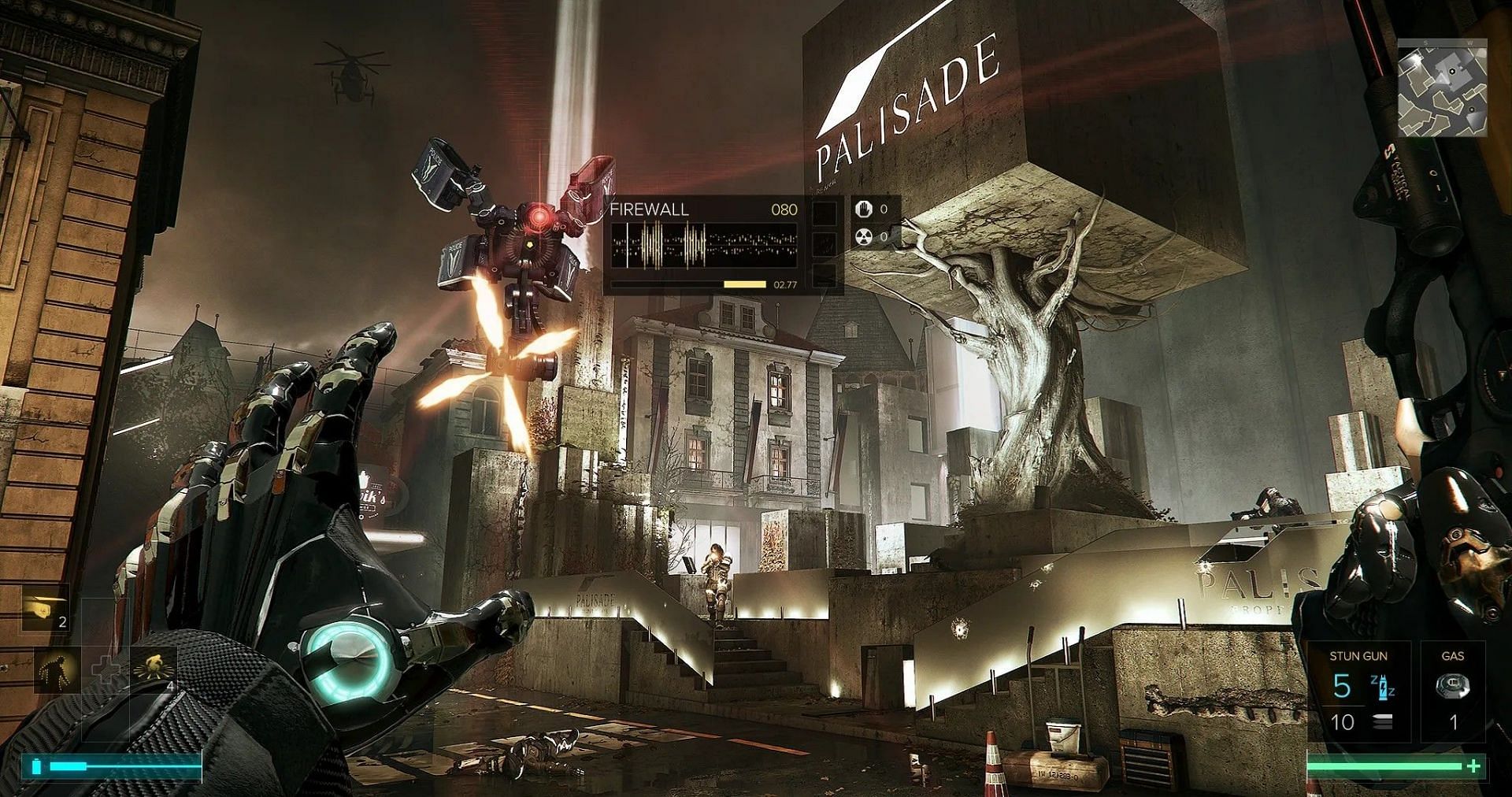 Deus Ex: Mankind Divided gameplay (Image via Eidos Montreal)