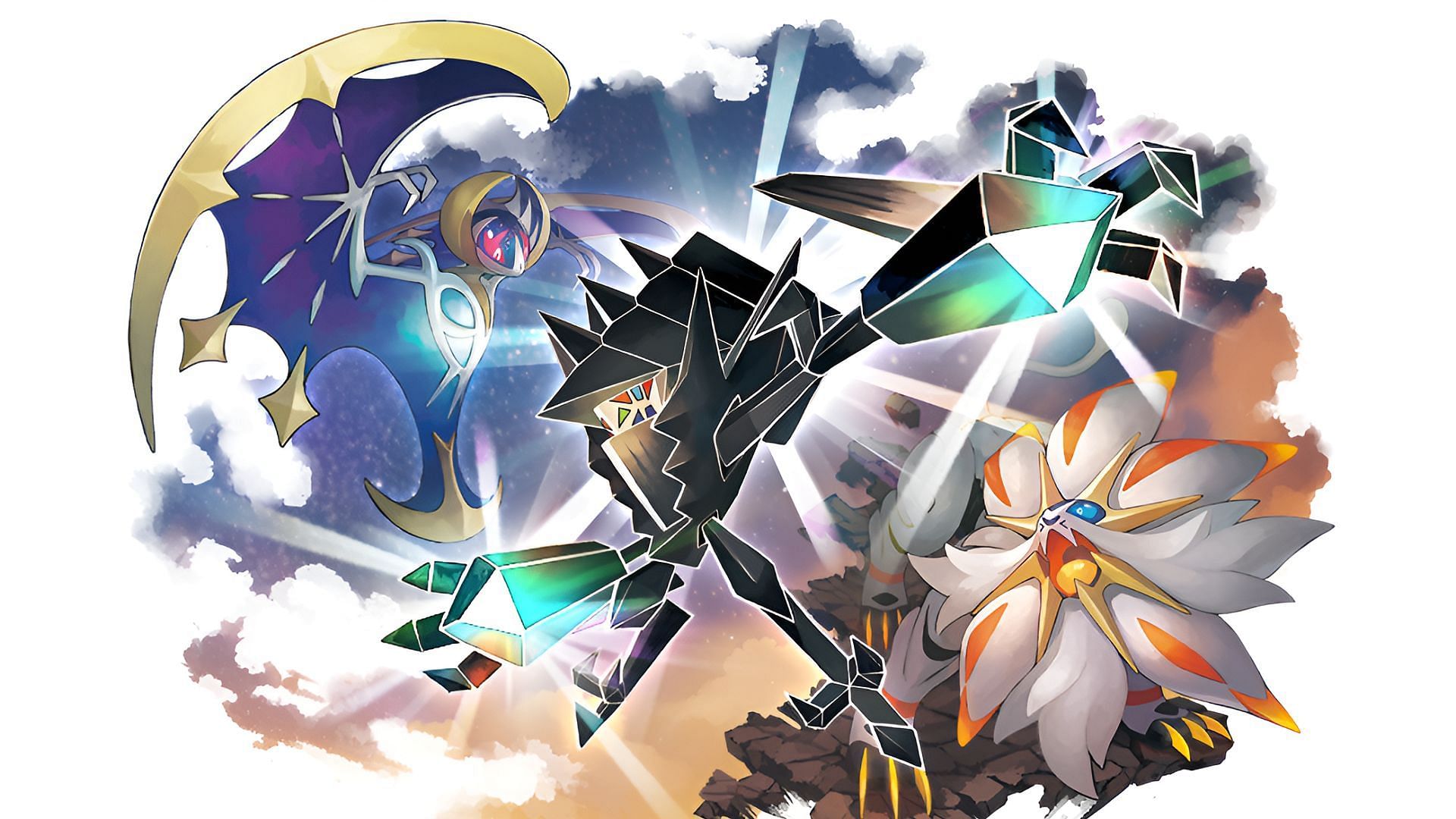 Solgaleo and Lunala exist in Pokemon GO, but Necrozma is still lurking in the shadows (Image via The Pokemon Company)