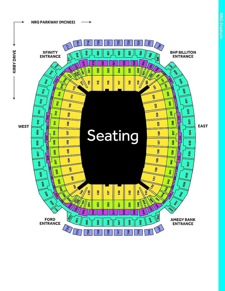 What is the capacity of NRG Stadium?