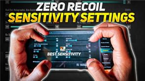 Best zero recoil sensitivity settings in BGMI for August 2025