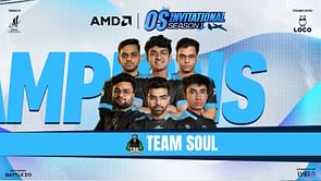 Team Soul crowned champions of BGMI OS Invitational 2023